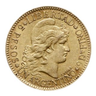 5 Pesos - 1 Argentino